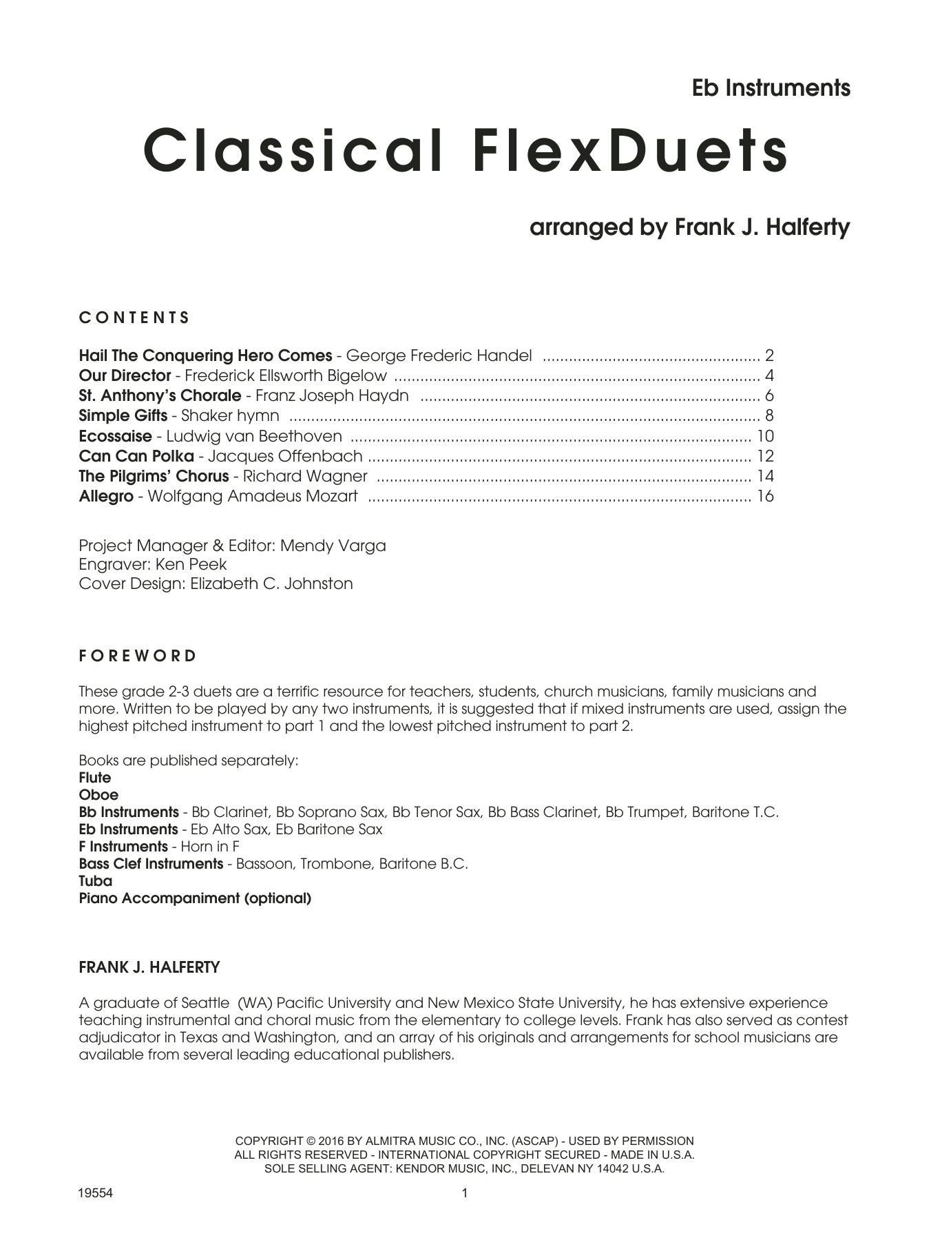 Classical FlexDuts - Eb Instruments (Woodwind Ensemble) von Frank J. Halferty