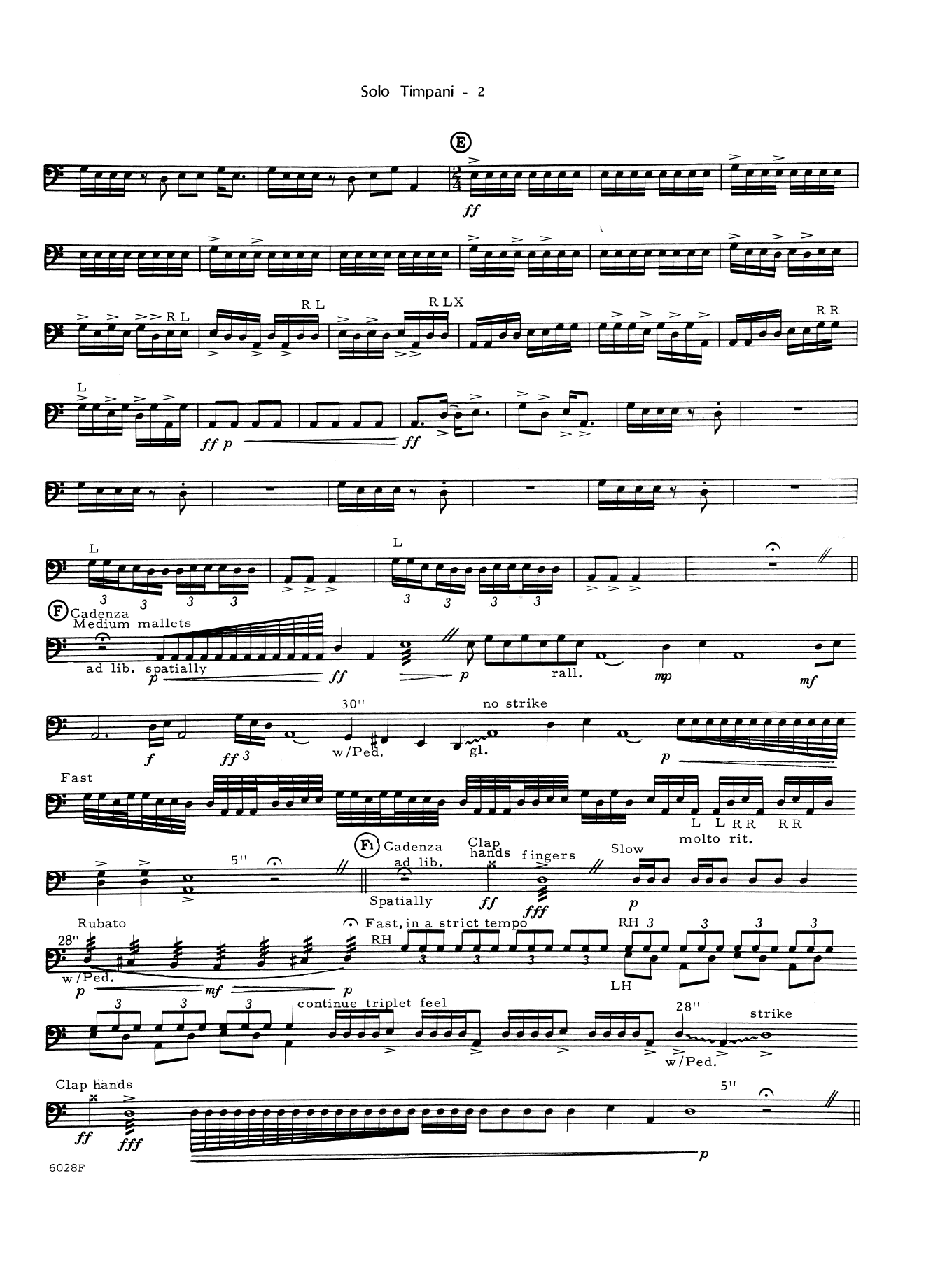 Concerto For Timpani And Percussion Ensemble - Percussion (Percussion Ensemble) von John H. Beck