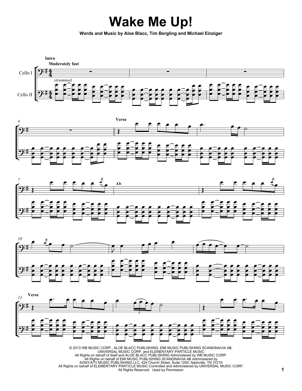 Wake Me Up (Cello Duet) von 2Cellos