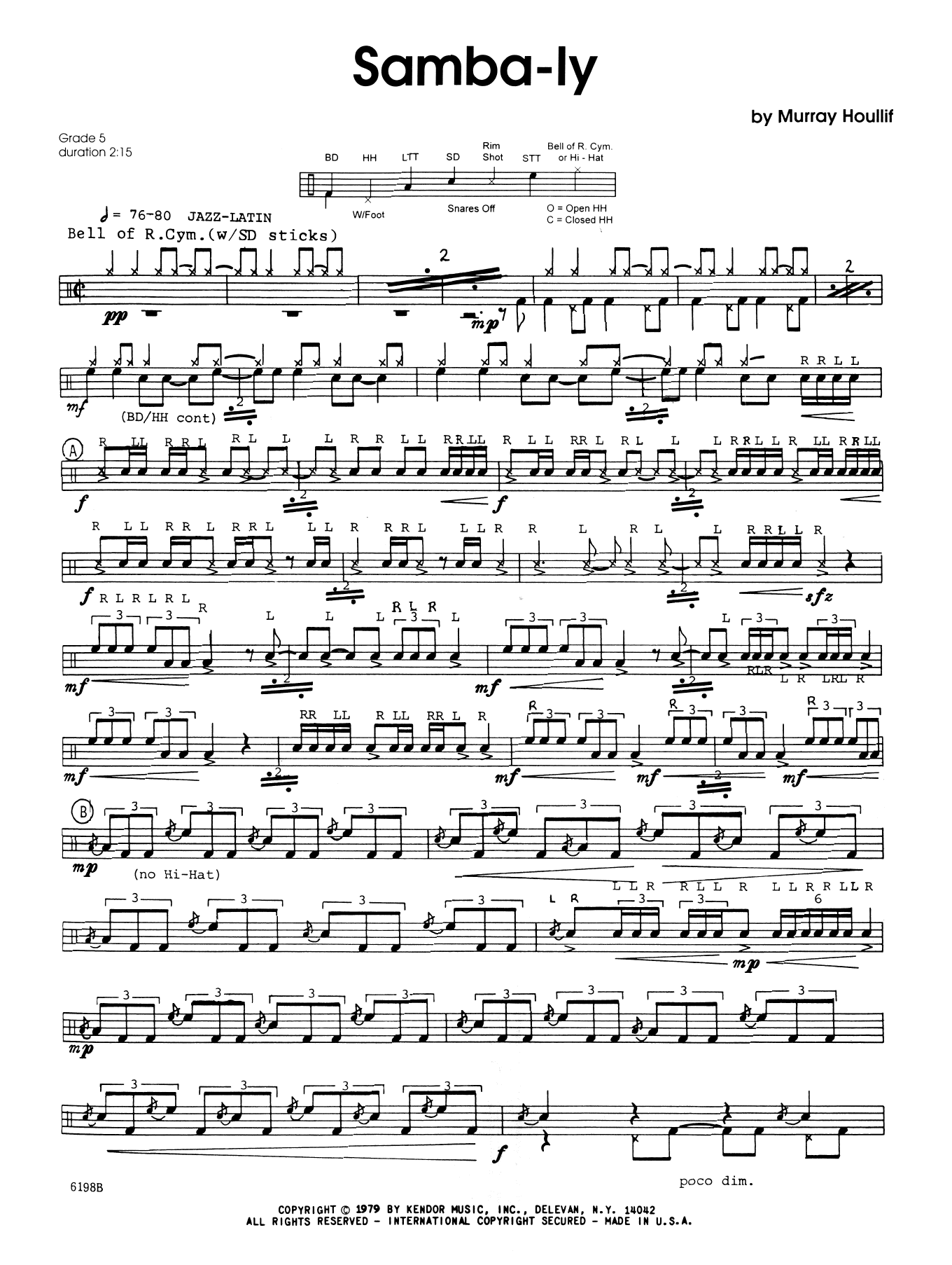 Samba-ly (Percussion Solo) von Murray Houllif