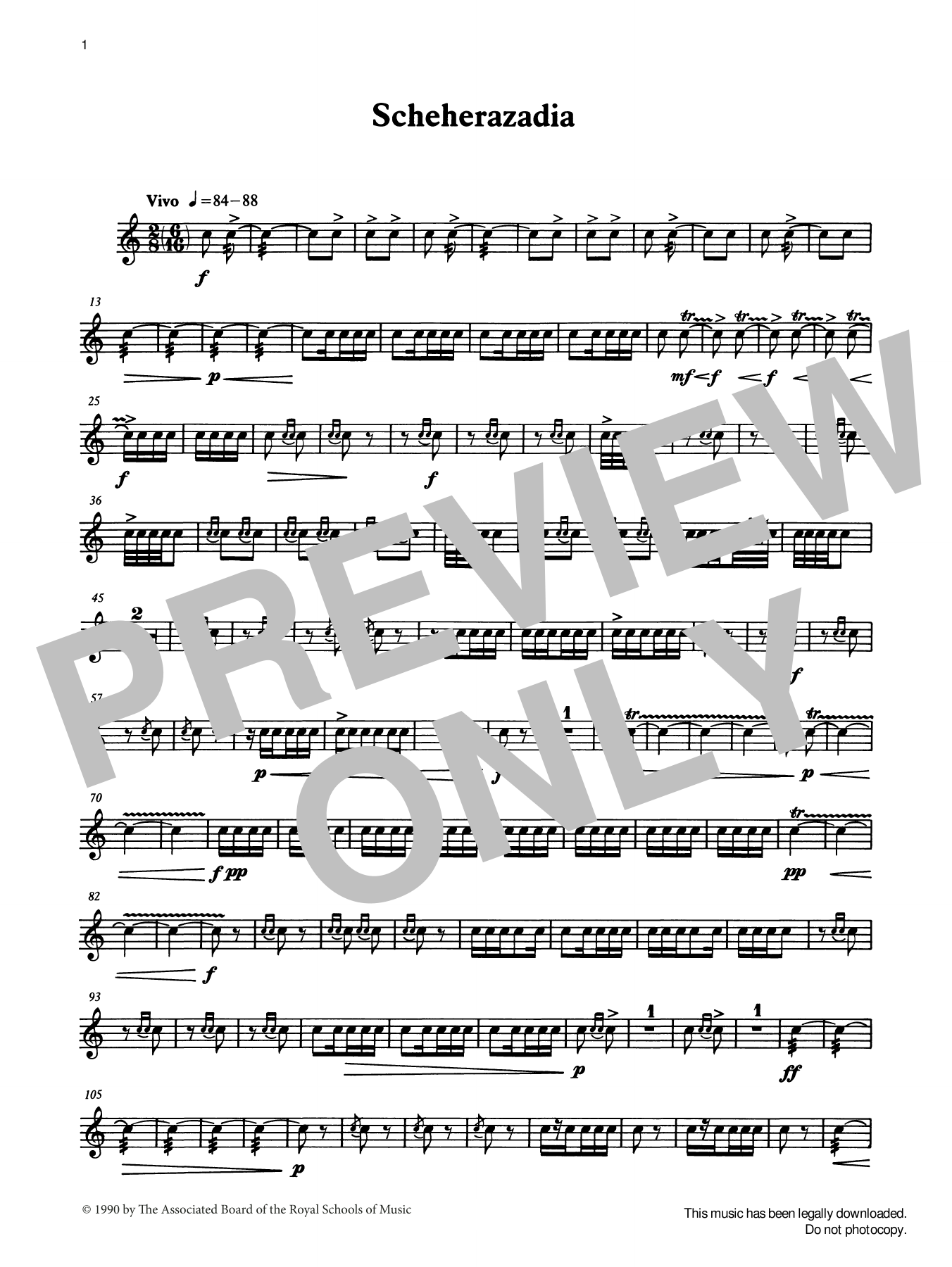 Scheherazadia from Graded Music for Snare Drum, Book IV (Percussion Solo) von Ian Wright and Kevin Hathaway