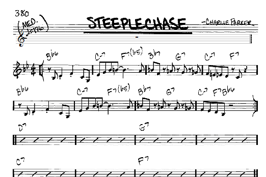 Steeplechase (Real Book  Melody & Chords  C Instruments) von Charlie Parker