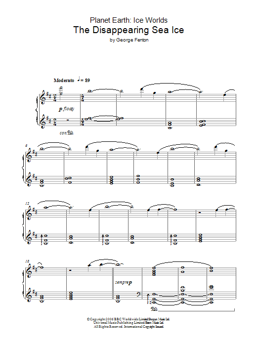 Produktbild zu:  Planet Earth: The Disappearing Sea Ice - George Fenton