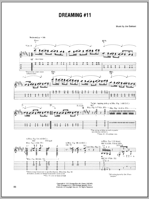 Produktgalerie: Seite 1 von 1 Dreaming #11, Joe Satriani, Gitarre