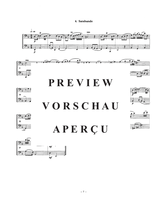 Produktgalerie: Seite 10 von 21 Suite in D minor , , (Euphonium + Tuba)