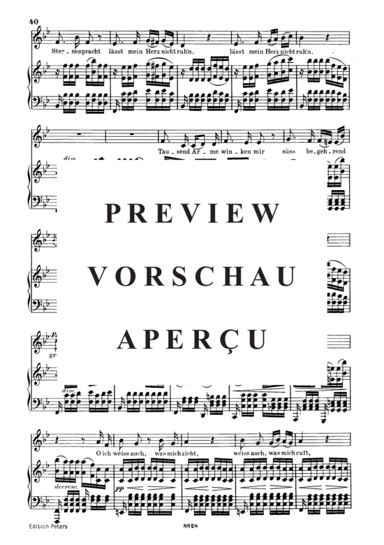 Product gallery: Page 3 of 7 Im Freien D.880, , Low Voice and Piano