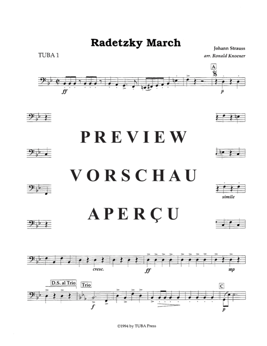 Product gallery: Page 16 of 20 Radetzky Marsch , , (Tuba Quartett EETT)