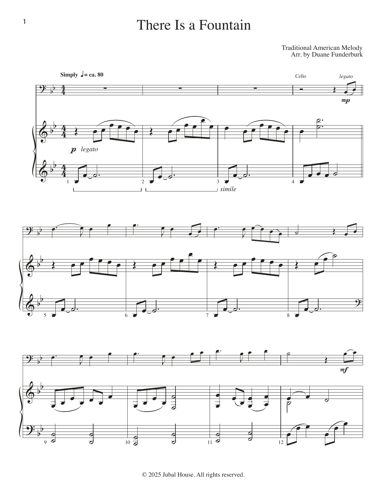 Produktgalerie: Seite 1 von 1 There Is a Fountain, Duane Funderburk, Klavier, Violoncello