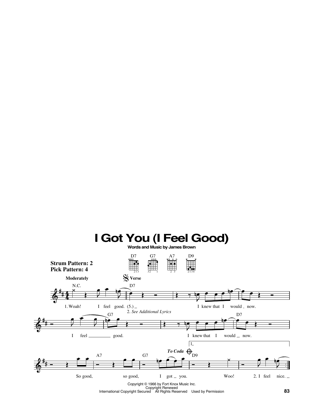 Produktbild zu:  I Got You (I Feel Good) - James Brown