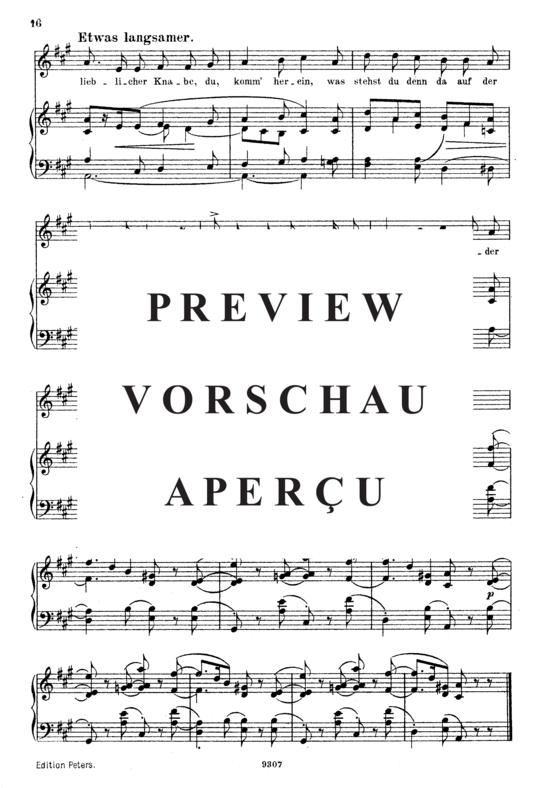 Product gallery: Page 3 of 3 Lied II aus dem Schenkenbuch Op.25 No.6, , High Voice and Piano
