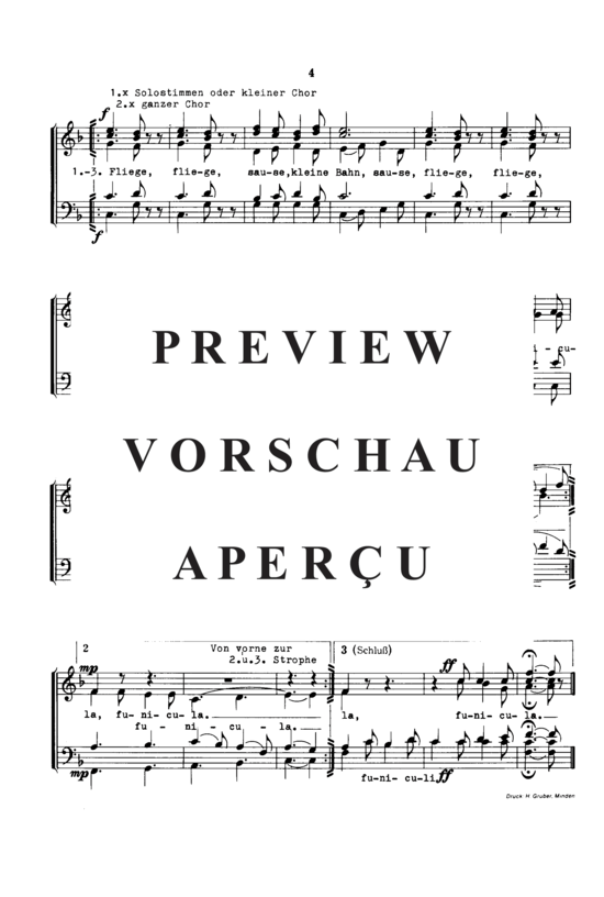 gallery: Funiculi, Funicula , , (Tenor/Bariton-Solo + Gemischter Chor)