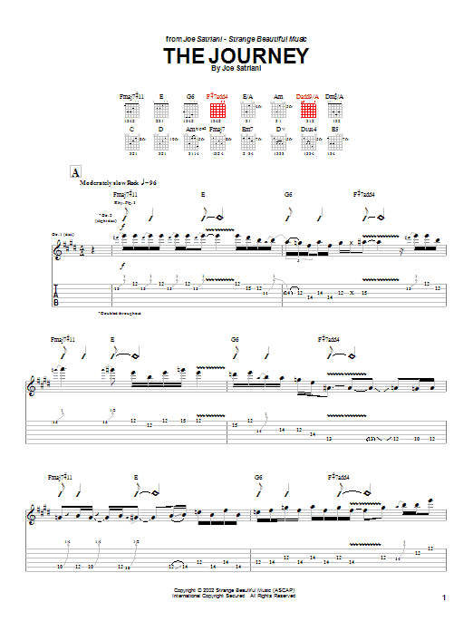 Produktgalerie: Seite 1 von 1 The Journey, Joe Satriani, Gitarre