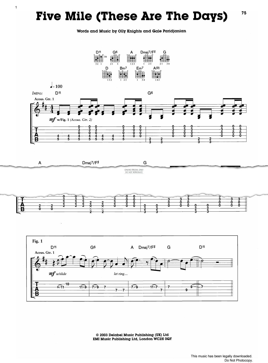 Produktbild zu: Five Mile (These Are The Days)