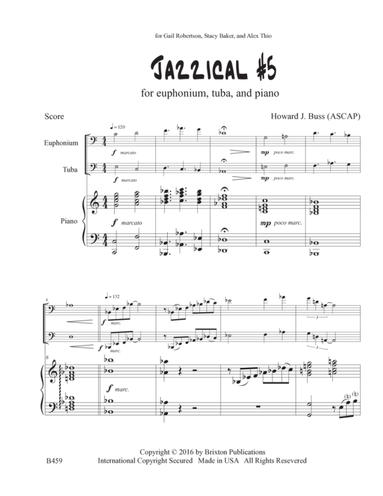 Product picture to: Jazzical #5 Howard J. Buss