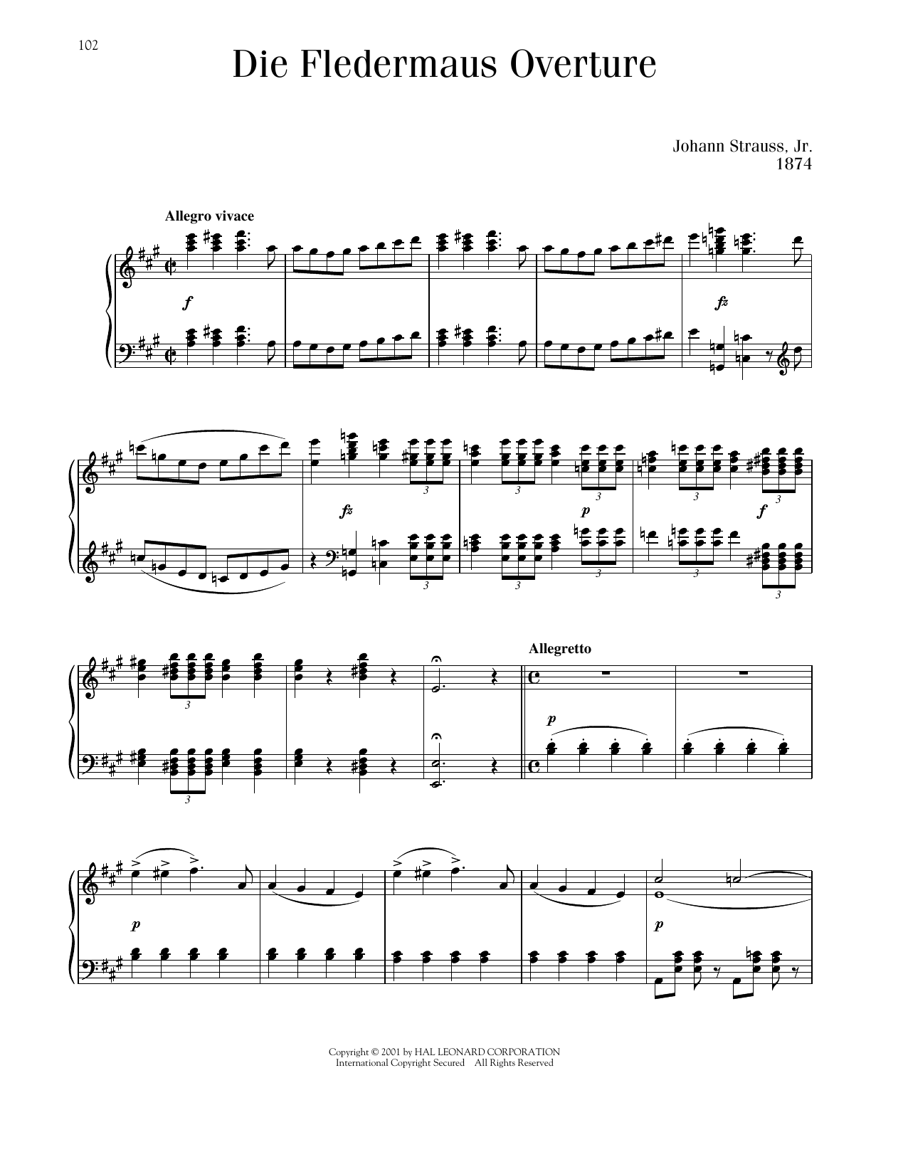 Produktbild zu: Die Fledermaus Overture