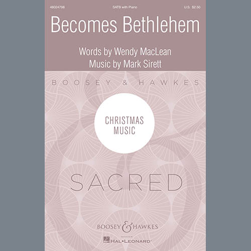 cover: Becomes Bethlehem, Wendy MacLean and Mark Sirett
