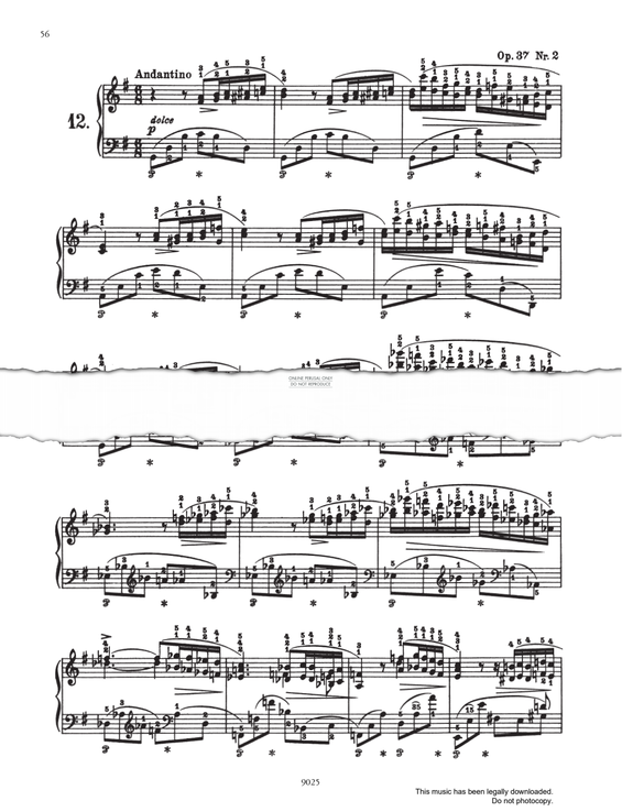 Produktgalerie: Seite 1 von 1 Nocturne in G Major Op.37 No.2, Frederic Chopin, Klavier