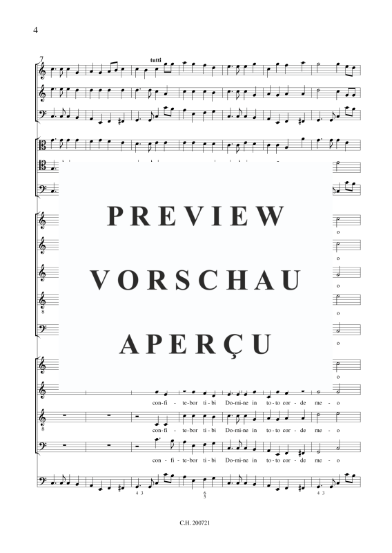 gallery: Confitebor tibi Domine , , (Gemischtes Ensemble 9 Stimmen,2 Streicher,3 Trombonen und BC)