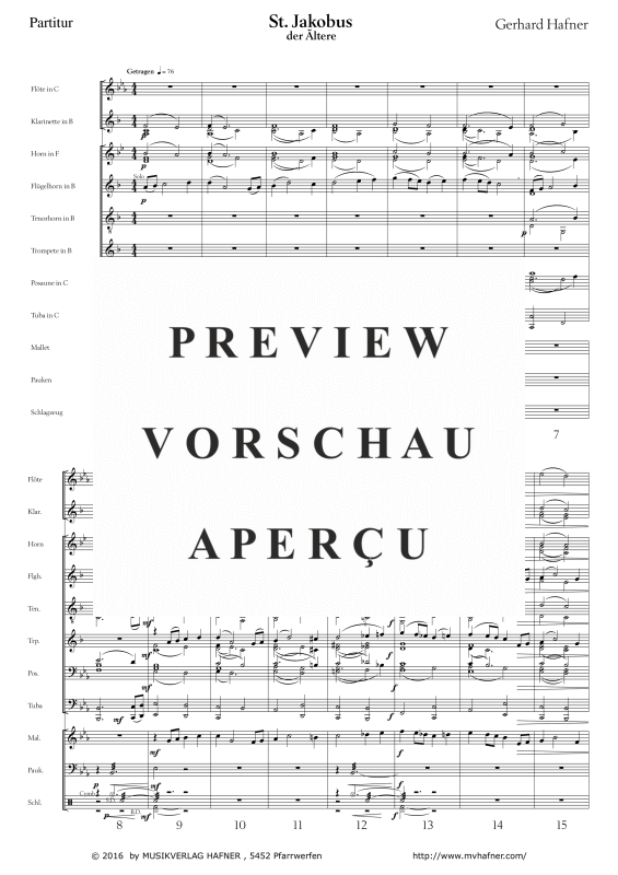 Product gallery: Page 6 of 11 St. Jakobus - Choral, , (large wind orchestra)
