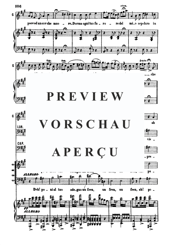 Product gallery: Page 8 of 9 Morte io non temo, , Vocals and Piano