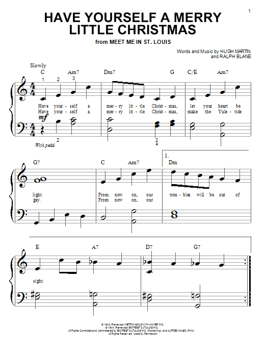 Product gallery: Page 1 of 1 Have Yourself A Merry Little Christmas, Hugh Martin