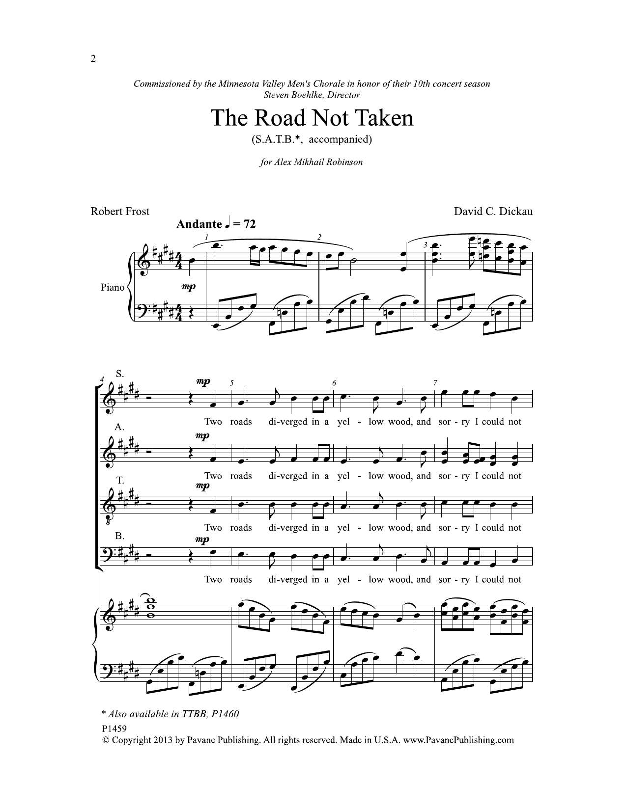 Produktbild zu: The Road Not Taken