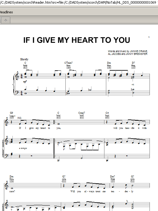 Produktbild zu: If I Give My Heart To You