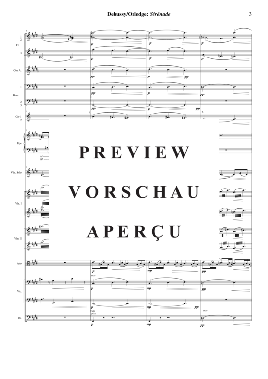 gallery: Sérénade for violin and orchestra , , (Orchester + Violine Solo)