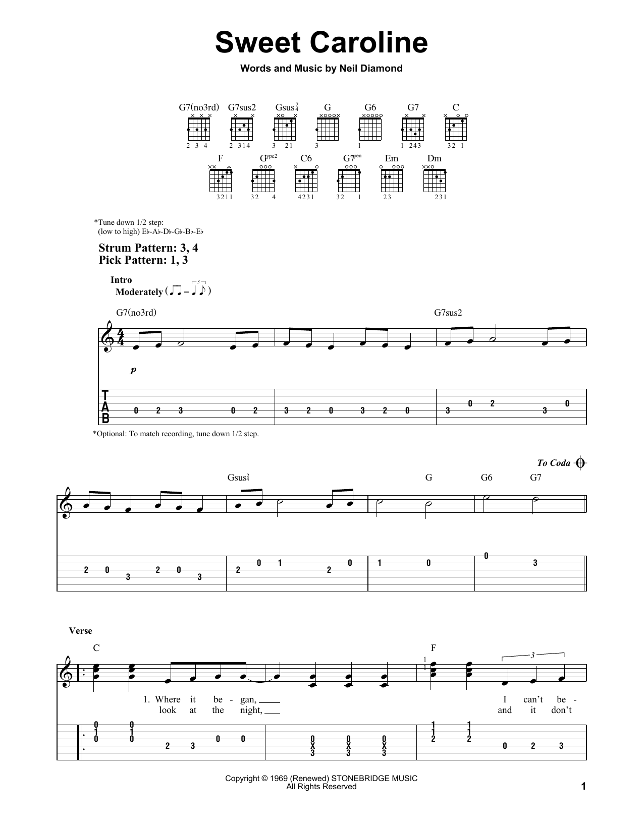 Product gallery: Page 1 of 1 Sweet Caroline, Glee Cast
