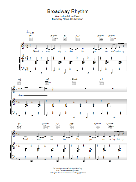 Product picture to: Broadway Rhythm