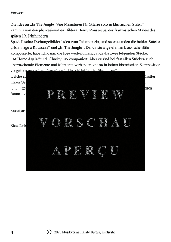 Produktgalerie: Seite 5 von 11 In The Jungle, , Gitarre Solo