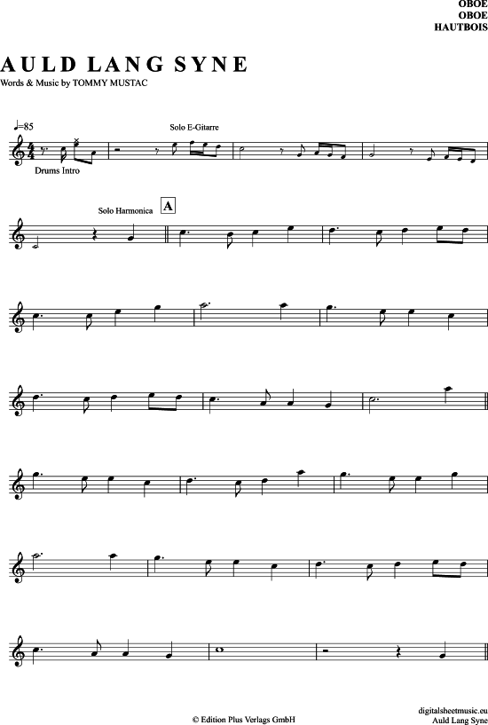 gallery: Auld Lang Syne , Hirte, Michael, (Oboe)