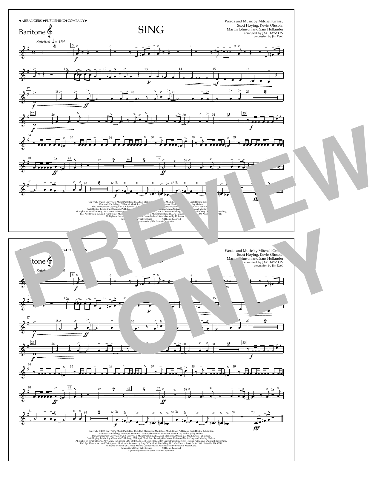 Product picture to: Sing - Baritone T.C.