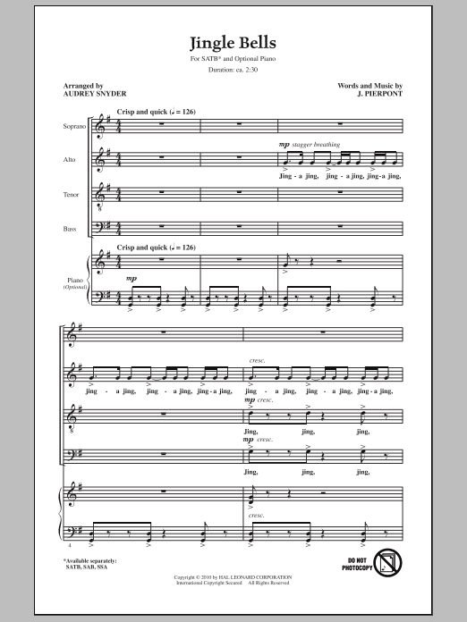 Produktbild zu: Jingle Bells