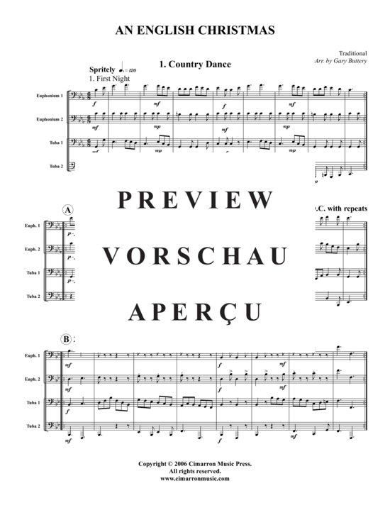 Product gallery: Page 2 of 17 An English Christmas , , (Tuba Quartet: 2x Baritone, 2xTuba)