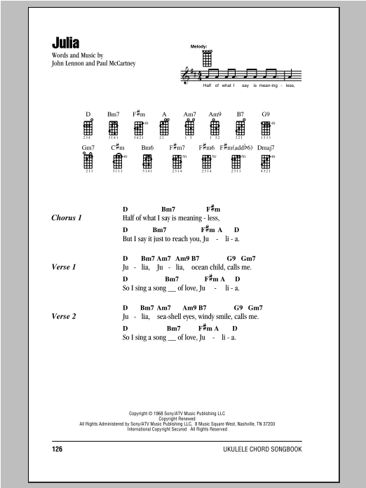 Product gallery: Page 1 of 1 Julia, The Beatles
