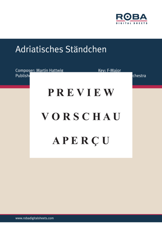Product gallery: Page 2 of 21 Adriatisches Ständchen , , (Big Band)