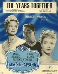 cover: The Years Together (from 'King's Rhapsody'), Ivor Novello, Gesang, Klavier
