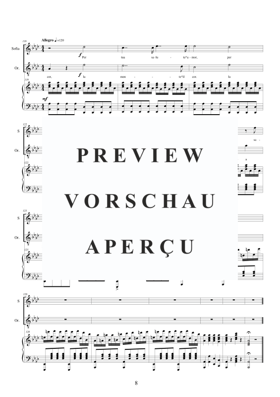 Produktgalerie: Seite 9 von 11 I Lombardi - (Act 2-II) 'La mia letizia infondere', , Sopran, Tenor und Klavier