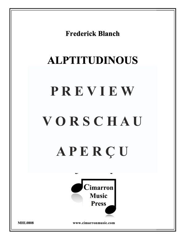 Produktgalerie: Seite 2 von 11 Alptitudinous, , Alphorn in F und Horn Trio