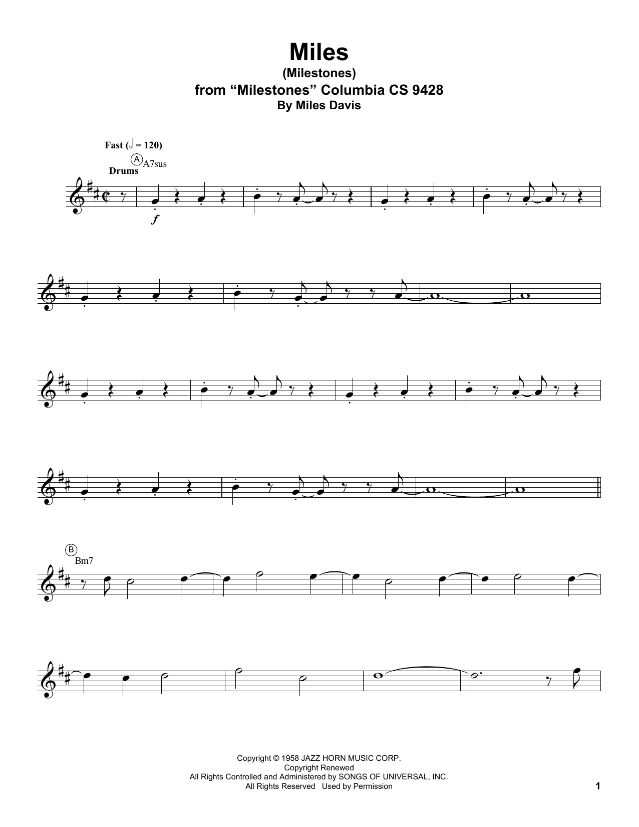 Produktgalerie: Seite 1 von 1 Miles, Miles Davis, Trompete