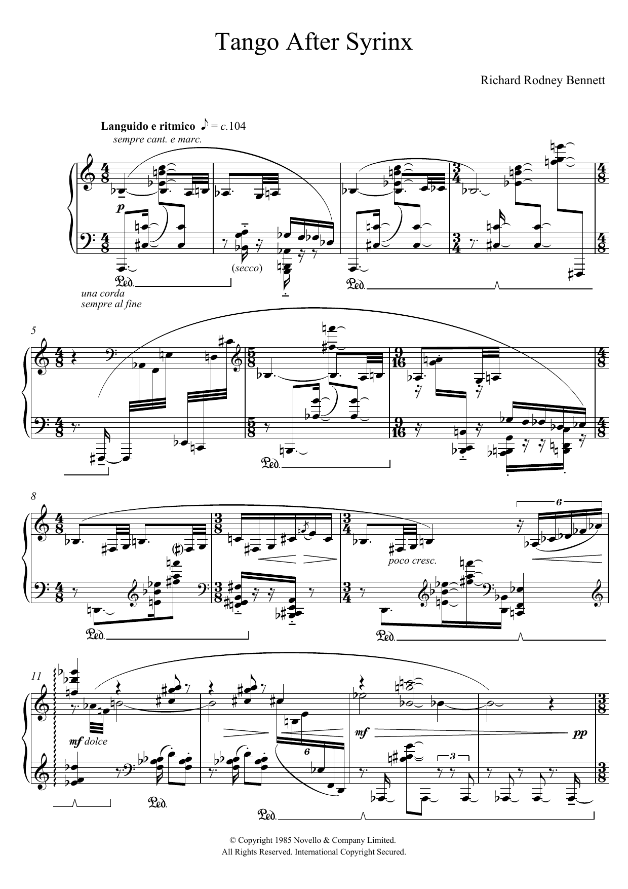 Produktbild zu: Tango After Syrinx