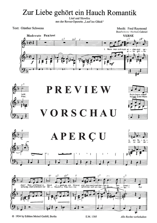 Produktgalerie: Seite 3 von 3 Zur Liebe gehört ein Hauch Romantik, , Klavier und Gesang