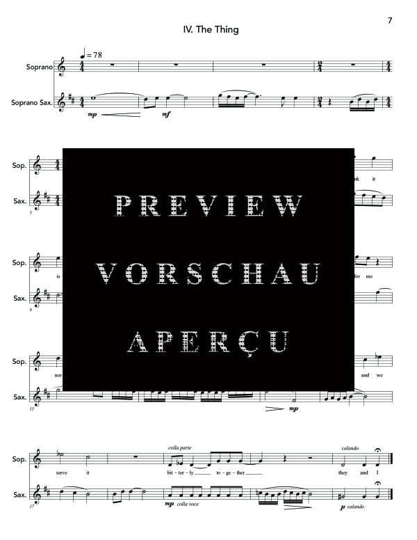 Produktgalerie: Seite 11 von 11 Between Walls, , (Trio Sopran, Sopran Saxophon und Klavier)