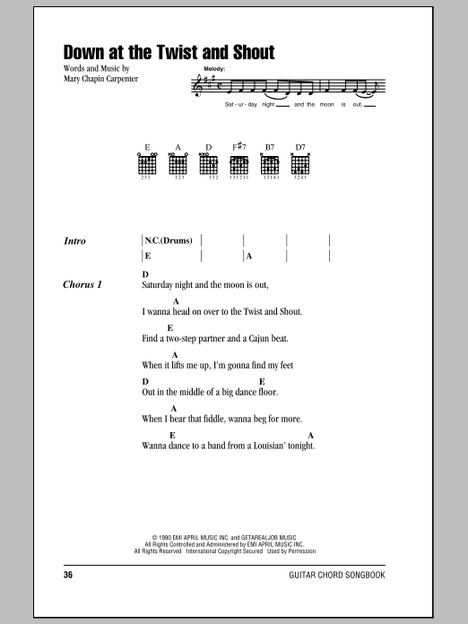 Produktbild zu: Down At The Twist And Shout