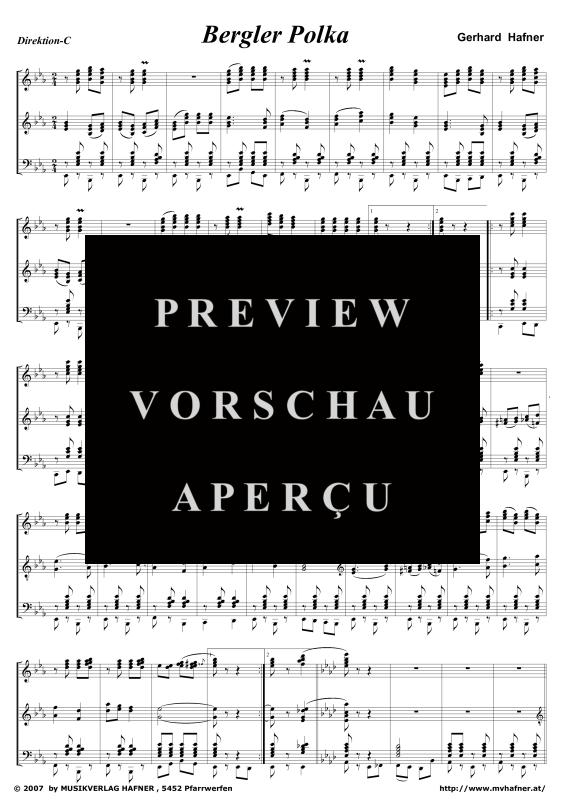 gallery: Bergler-Polka, , (Großes Blasorchester)