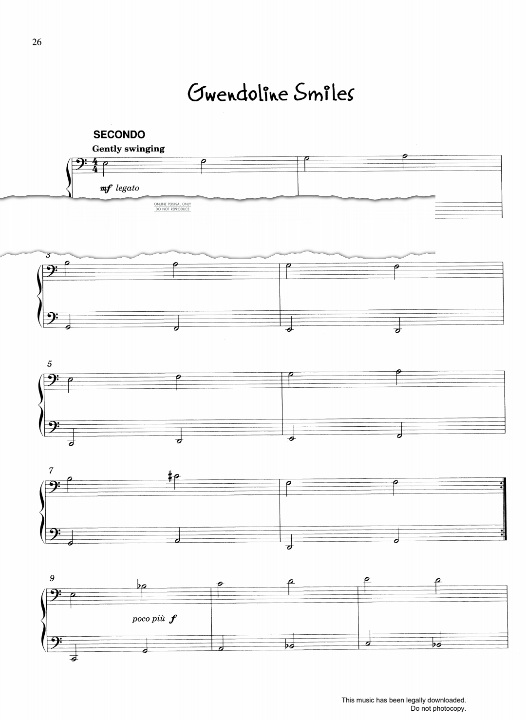 Produktgalerie: Seite 1 von 1 Gwendoline Smiles, Daryl Runswick, Klavier
