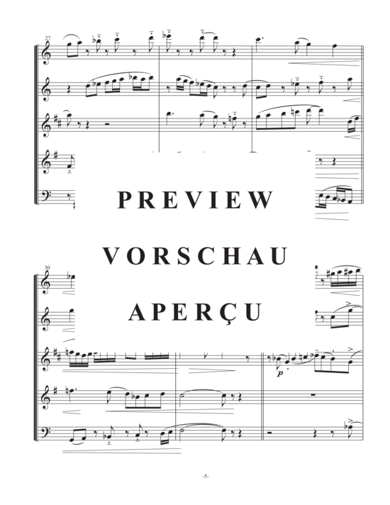 Produktgalerie: Seite 8 von 21 Two Modern Motets , , (Holzbläser Quintett Flöte, Oboe, Klarinette, Horn, Fagott)