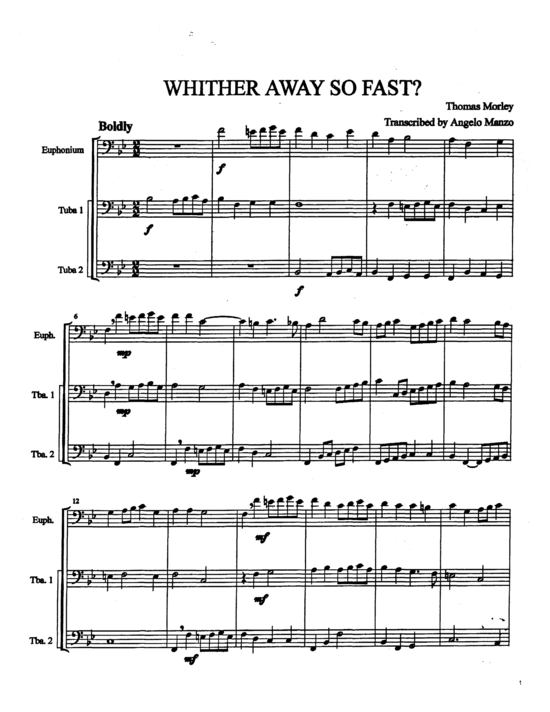 Produktbild zu: Whither Away so Fast? Thomas Morley