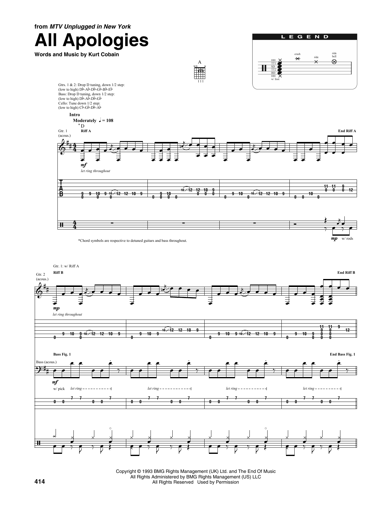 Produktgalerie: Seite 1 von 1 All Apologies, Nirvana